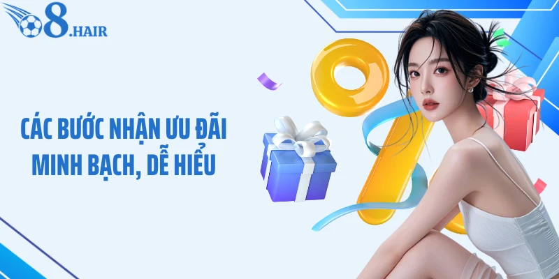 Các bước nhận ưu đãi minh bạch, dễ hiểu