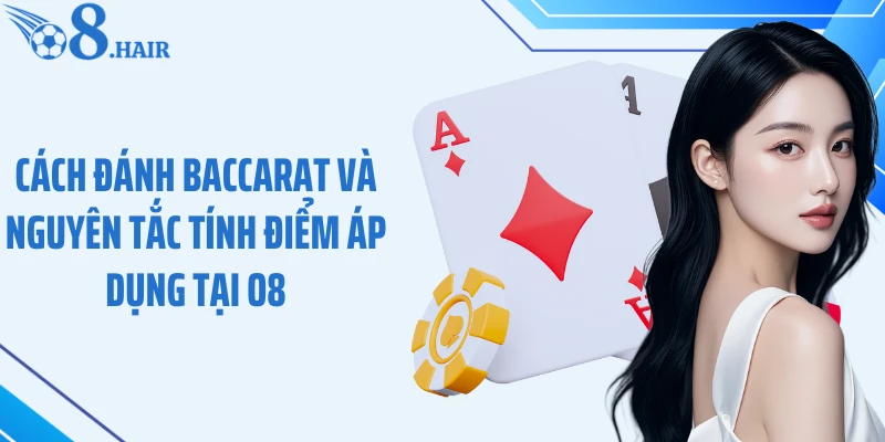 Cách đánh Baccarat và nguyên tắc tính điểm áp dụng tại O8